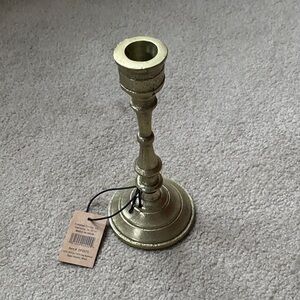 Elegant Gold Candlestick Holder